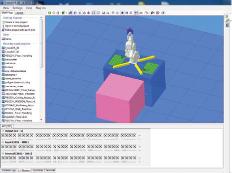  Symulacja stanowiska w oprogramowaniu K-Roset 